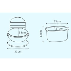 Jumper Kids กระโถน กระโถนสำหรับเด็ก ชักโครกเด็กสำหรับฝึกขับถ่าย