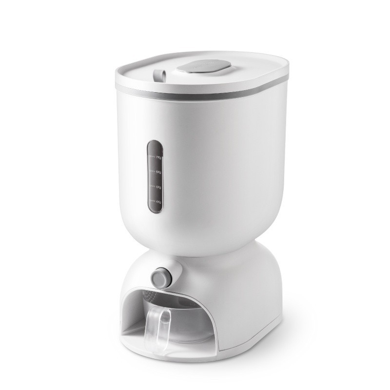 Jumper Kids Rice bucket ถังข้าวสาร ที่เก็บ กล่องเก็บข้าวสาร กดใส่ถ้วยได้เลย ความจุ 7-10 กิโลกรัม