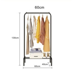 Jumper Kids ราวตากผ้าเหล็ก แขวนผ้าบาร์คู่ บาร์เดี่ยว แขวนเสื้อ พร้อมชั้นที่วางของ ที่แขวนผ้าและหมวก