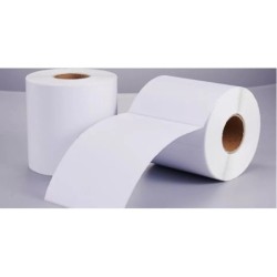 Jumper Kids สติ๊กเกอร์ความร้อน กระดาษสติกเกอร์ ไม่ต้องใช้หมึก สำหรับ Barcode ฉลากจัดส่ง 100 x 150 mm (สีขาว)