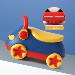Jumper Kids กระโถน กระโถนสำหรับเด็ก ชักโครกเด็กสำหรับฝึกขับถ่าย ทรงรถฝึกพัฒนาการ