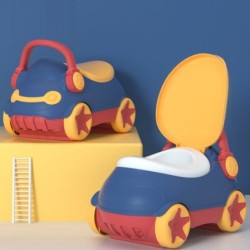 Jumper Kids กระโถน กระโถนสำหรับเด็ก ชักโครกเด็กสำหรับฝึกขับถ่าย ทรงรถฝึกพัฒนาการ