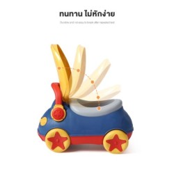 Jumper Kids กระโถน กระโถนสำหรับเด็ก ชักโครกเด็กสำหรับฝึกขับถ่าย ทรงรถฝึกพัฒนาการ