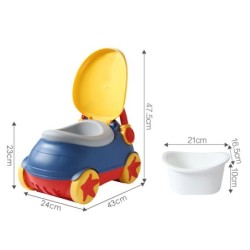 Jumper Kids กระโถน กระโถนสำหรับเด็ก ชักโครกเด็กสำหรับฝึกขับถ่าย ทรงรถฝึกพัฒนาการ