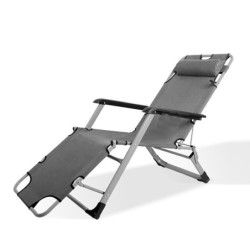 Jumper Kids เก้าอี้ผ้าใบพับได้ เตียงสนาม เก้าอี้ปรับนอนและพับเก็บได้ สะดวกต่อการเคลื่อนย้าย 178x65x88 cm.