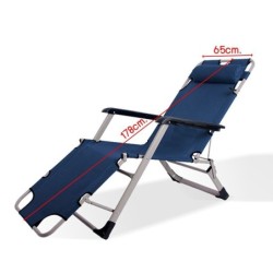 Jumper Kids เก้าอี้ผ้าใบพับได้ เตียงสนาม เก้าอี้ปรับนอนและพับเก็บได้ สะดวกต่อการเคลื่อนย้าย 178x65x88 cm.