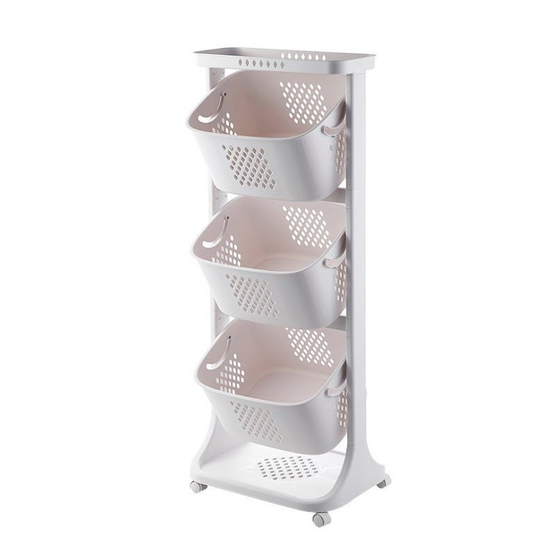 Jumper Kids ตะกร้าอเนกประสงค์ ตะกร้ามีล้อหมุนได้ 360 องศา วัสดุ PP แข็งแรงทนทาน