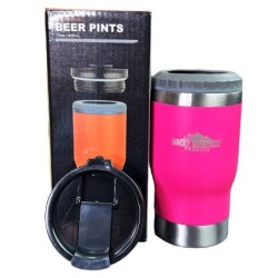 Rocky Mountain แก้วเก็บความเย็น ของแท้ ปลอดสารพิษ พร้อมฝาแก้วแบบสไลด์ ขนาด 11 ออนซ์ สแตนเลส 304