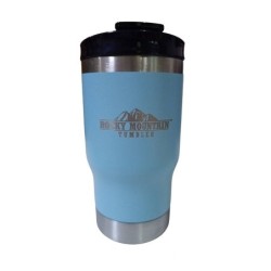 Rocky Mountain แก้วเก็บความเย็น ของแท้ ปลอดสารพิษ พร้อมฝาแก้วแบบสไลด์ ขนาด 11 ออนซ์ สแตนเลส 304