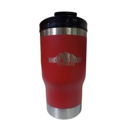 Rocky Mountain แก้วเก็บความเย็น ของแท้ ปลอดสารพิษ พร้อมฝาแก้วแบบสไลด์ ขนาด 11 ออนซ์ สแตนเลส 304