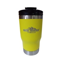 Rocky Mountain แก้วเก็บความเย็น ของแท้ ปลอดสารพิษ พร้อมฝาแก้วแบบสไลด์ ขนาด 11 ออนซ์ สแตนเลส 304