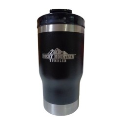 Rocky Mountain แก้วเก็บความเย็น ของแท้ ปลอดสารพิษ พร้อมฝาแก้วแบบสไลด์ ขนาด 11 ออนซ์ สแตนเลส 304