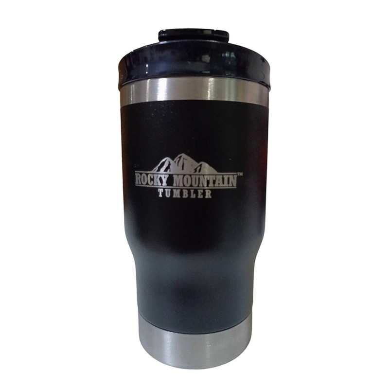 Rocky Mountain แก้วเก็บความเย็น ของแท้ ปลอดสารพิษ พร้อมฝาแก้วแบบสไลด์ ขนาด 11 ออนซ์ สแตนเลส 304