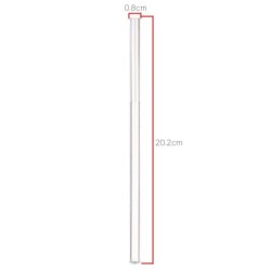 Jumper Kids หลอดแก้ว หลอดดูดน้ำ ใช้ซ้ำได้ และแปรงทำความสะอาด (แยกชิ้น)