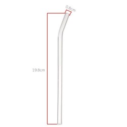 Jumper Kids หลอดแก้ว หลอดดูดน้ำ ใช้ซ้ำได้ และแปรงทำความสะอาด (แยกชิ้น)