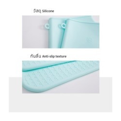 Jumper Kids ซิลิโคนรองเท้ากันฝน ถุงหุ้มรองเท้า Rain Cusodie บูท พร้อมพื้นยางกันลื่น