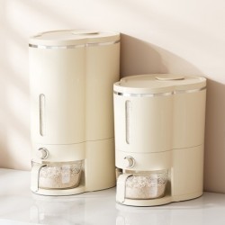 Jumper Kids ถังเก็บข้าวสาร กล่องเก็บข้าวสาร อาหารแห้ง10-20 ลิตร กันแมลงกันความชื้น เมื่อกดปุ่ม ข้าวจะไหลออกมาเอง