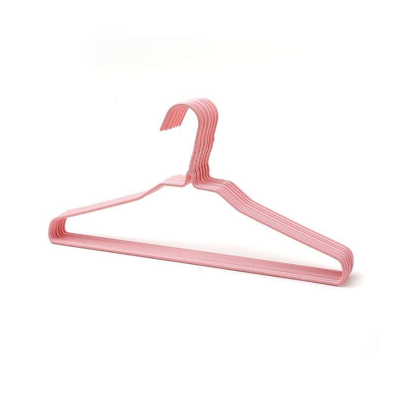 Jumper ไม้แขวนเสื้อเหล็ก 10 อัน รุ่น ECO เคลือบ PVC กันสนิม ของแท้รับประกันคุณภาพ ขนาด 38 x 20 cm