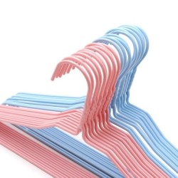 Jumper ไม้แขวนเสื้อเหล็ก 10 อัน รุ่น ECO เคลือบ PVC กันสนิม ของแท้รับประกันคุณภาพ ขนาด 38 x 20 cm