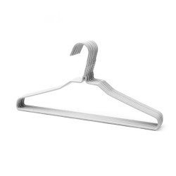 Jumper ไม้แขวนเสื้อเหล็ก 10 อัน รุ่น ECO เคลือบ PVC กันสนิม ของแท้รับประกันคุณภาพ ขนาด 38 x 20 cm