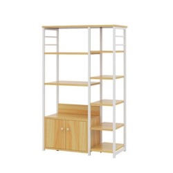 Jumper Kids ชั้นวางของในห้องครัว สำหรับวางไมโครเวฟ เตาอบ เครื่องปรุงรส เคลื่อนย้ายได้ มีหลายช่อง