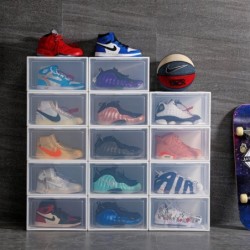 Jumper Kids Sports Shoe Box กล่องใส่รองเท้า เก็บรองเท้า ฝาเปิด-ปิด แบบแม่เหล็ก (ฝาเปิดด้านข้าง)