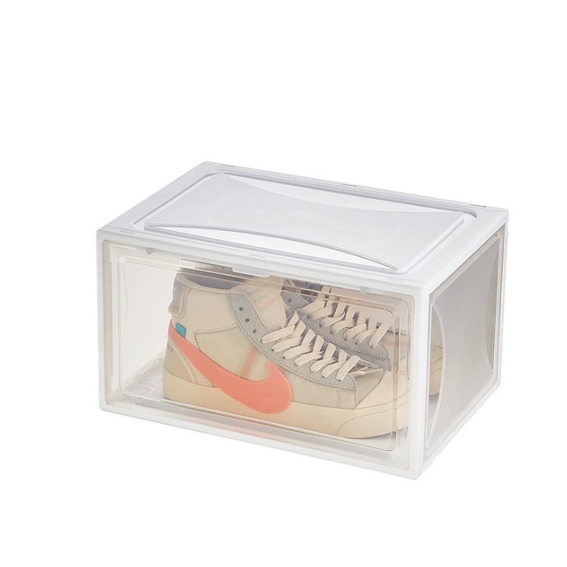 Jumper Kids Sports Shoe Box กล่องใส่รองเท้า เก็บรองเท้า ฝาเปิด-ปิด แบบแม่เหล็ก (ฝาเปิดด้านข้าง)