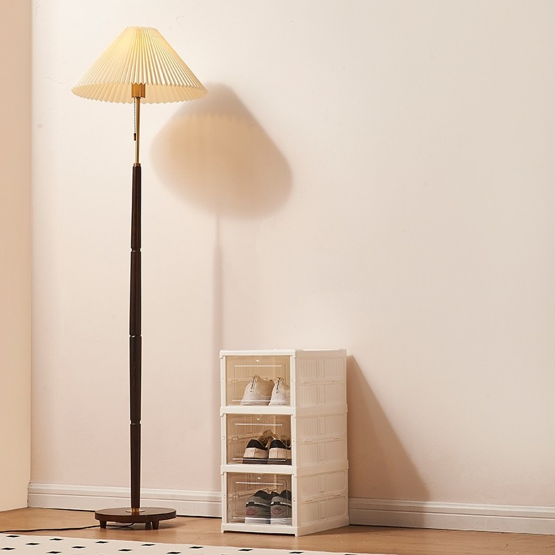 Jumper Kids กล่องเก็บรองเท้า พับได้ 3-9 ชั้น ชั้นวางรองเท้าพับได้ กล่องรองเท้าพลาสติกบานใส พับได้ shoe box waterproof