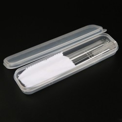 Jumper Kids หลอดแก้ว หลอดดูดน้ำ ใช้ซ้ำได้ พร้อมแปลงทำความสะอาด (แพ็ค 2 ชิ้น)