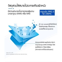 ร่วมสู้ภัยฝุ่น!! [10 ชิ้น] พร้อมส่ง!! Jumper หน้ากากกันฝุ่น แพ้เกสร แพ้อากาศ PM2.5 มาตรฐาน KN90 ป้องกันฝุ่น PM 2.5 ได้ดี
