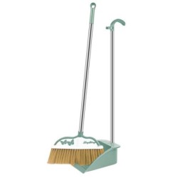 Jumper Kids ไม้กวาด พร้อมที่โกยผง ชุดไม้กวาด ไม้กวาดพื้น ตั้งเก็บได้