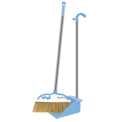 Jumper Kids ไม้กวาด พร้อมที่โกยผง ชุดไม้กวาด ไม้กวาดพื้น ตั้งเก็บได้