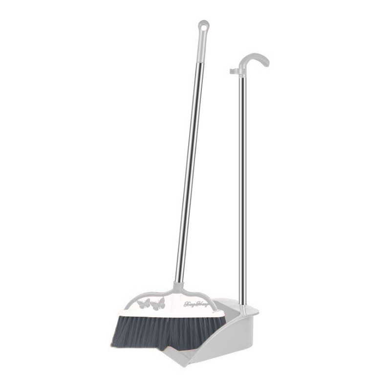 Jumper Kids ไม้กวาด พร้อมที่โกยผง ชุดไม้กวาด ไม้กวาดพื้น ตั้งเก็บได้