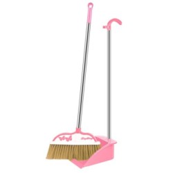 Jumper Kids ไม้กวาด พร้อมที่โกยผง ชุดไม้กวาด ไม้กวาดพื้น ตั้งเก็บได้