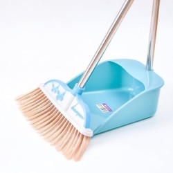 Jumper Kids ไม้กวาด พร้อมที่โกยผง ชุดไม้กวาด ไม้กวาดพื้น ตั้งเก็บได้