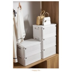 Jumper Kids กล่องใส่ของพร้อมฝาปิดกล่อง พับได้ อเนกประสงค์ ใส่หลังรถได้ แข็งแรง สวยงาม มีสองขนาด