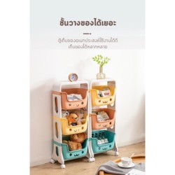 Jumper Kids ตะกร้าเก็บของ อเนกประสงค์  ใส่ของเล่น กันน้ำ พร้อมล้อเลื่อน 4 ล้อ