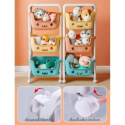 Jumper Kids ตะกร้าเก็บของ อเนกประสงค์  ใส่ของเล่น กันน้ำ พร้อมล้อเลื่อน 4 ล้อ