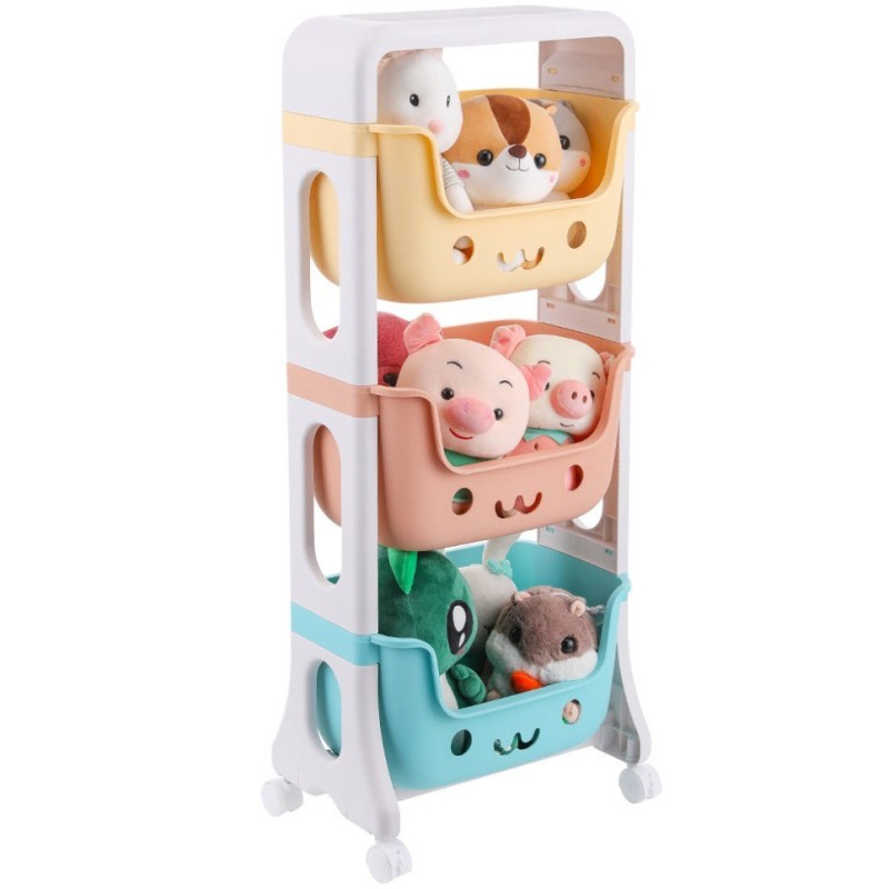 Jumper Kids ตะกร้าเก็บของ อเนกประสงค์  ใส่ของเล่น กันน้ำ พร้อมล้อเลื่อน 4 ล้อ