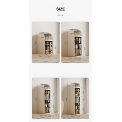 Jumper Kids ชั้นวางของ ตู้เก็บของ ตู้ลิ้นชัก สำหรับที่แคบ มีล้อเลื่อน รับน้ำหนักได้เยอะ แข็งแรงทนทาน รุ่นใหม่ สีครีม