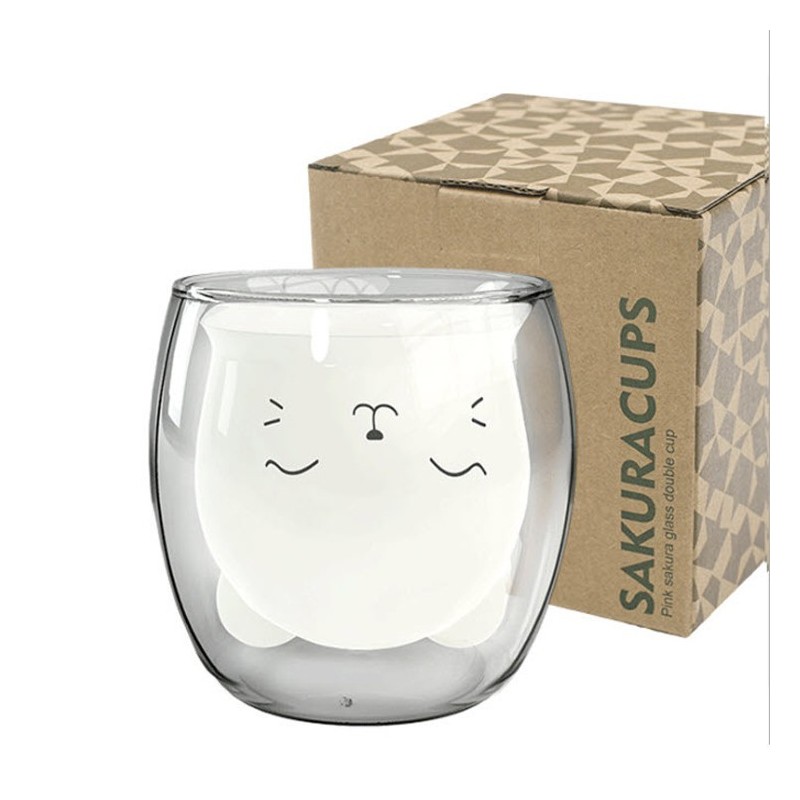 Jumper Kids แก้วหมี แก้วสองชั้น  ขนาด 250 ml.