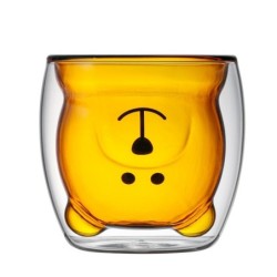 Jumper Kids แก้วหมี แก้วสองชั้น  ขนาด 250 ml.