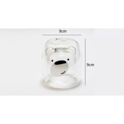 Jumper Kids แก้วหมี แก้วสองชั้น  ขนาด 250 ml.