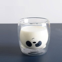 Jumper Kids แก้วหมี แก้วสองชั้น  ขนาด 250 ml.