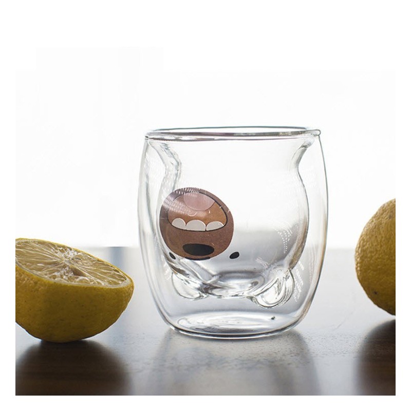 Jumper Kids แก้วหมี แก้วสองชั้น  ขนาด 250 ml.