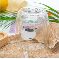 Jumper Kids แก้วหมี แก้วสองชั้น  ขนาด 250 ml.