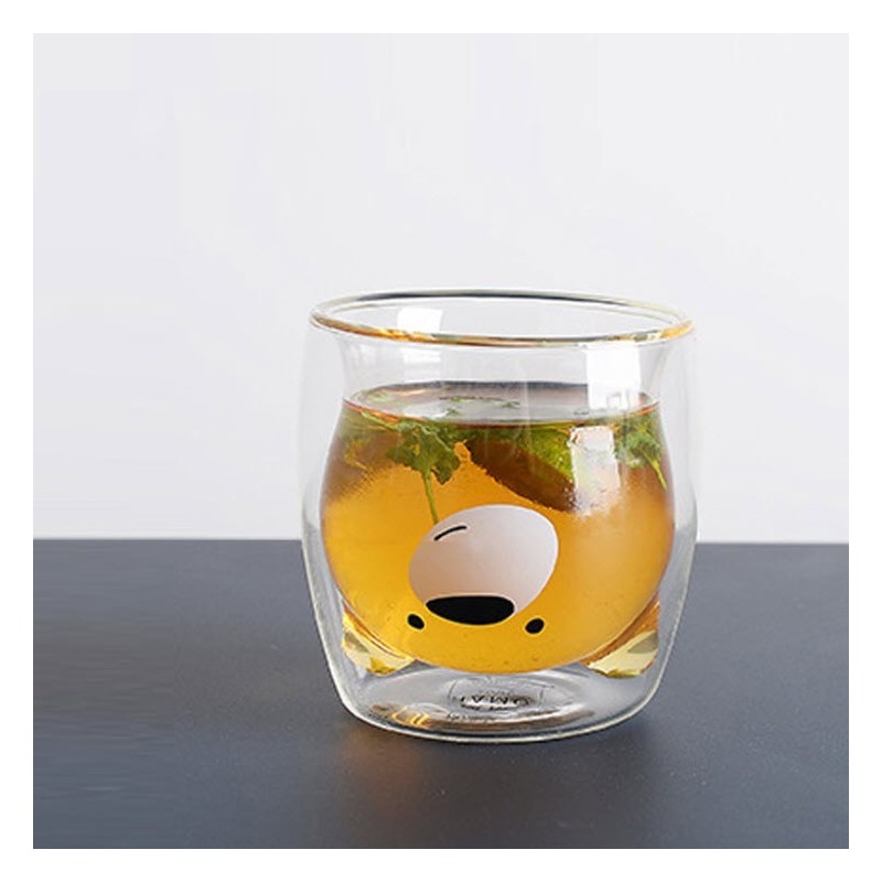 Jumper Kids แก้วหมี แก้วสองชั้น  ขนาด 250 ml.