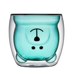 Jumper Kids แก้วหมี แก้วสองชั้น  ขนาด 250 ml.