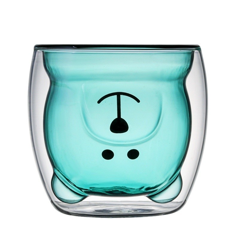 Jumper Kids แก้วหมี แก้วสองชั้น  ขนาด 250 ml.