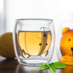 Jumper Kids แก้วหมี แก้วสองชั้น  ขนาด 250 ml.